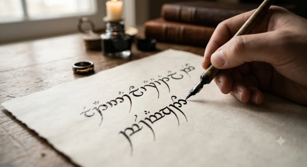 Elfic alphabet - Tengwar Parmaite