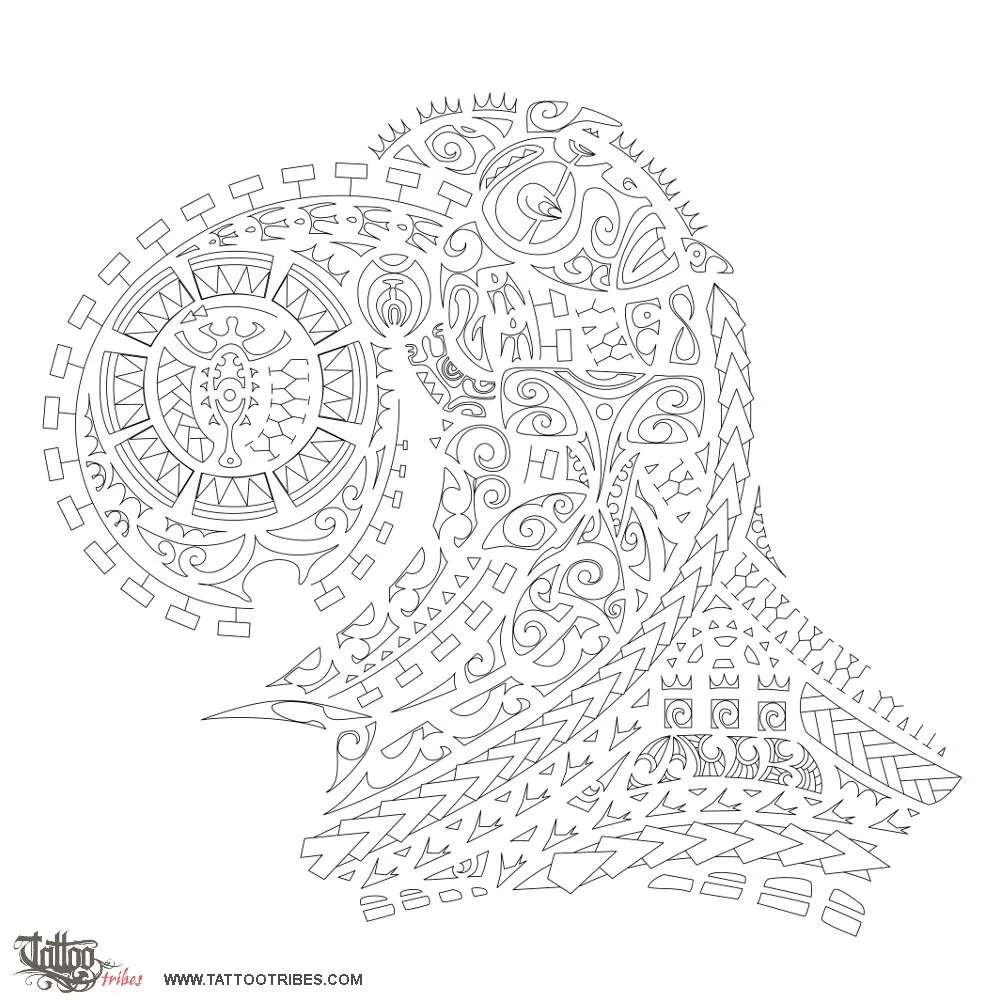 Stencil outline of Whakaahu whakamua, Progress, advance