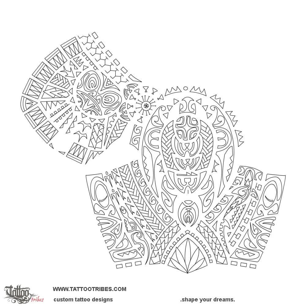 Stencil outline of Turu, To support
