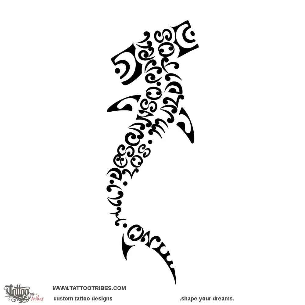 Tattoo image of Maorigram shark, No hay descanso