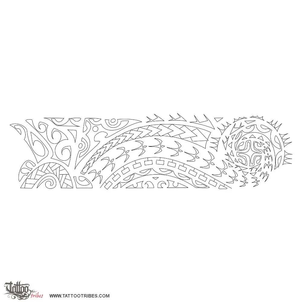 Stencil outline of Huanui, Path