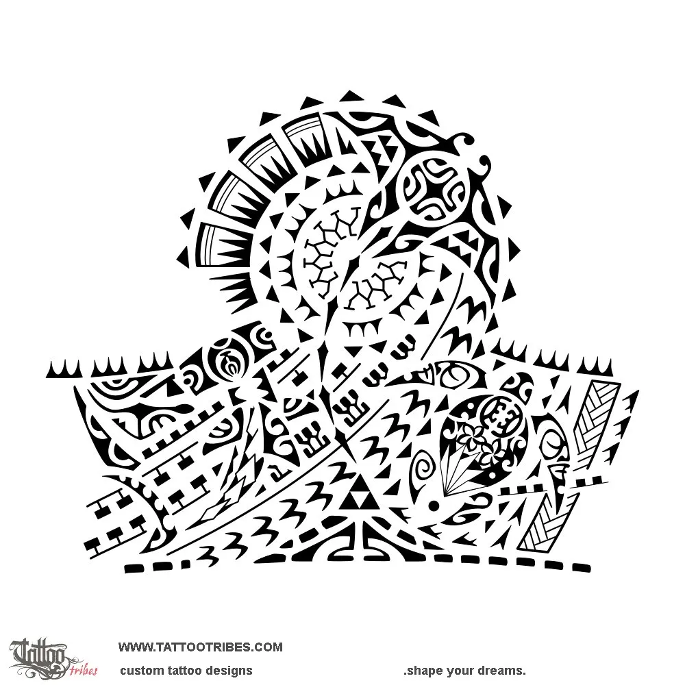 Tattoo image of Ala nui, Long path