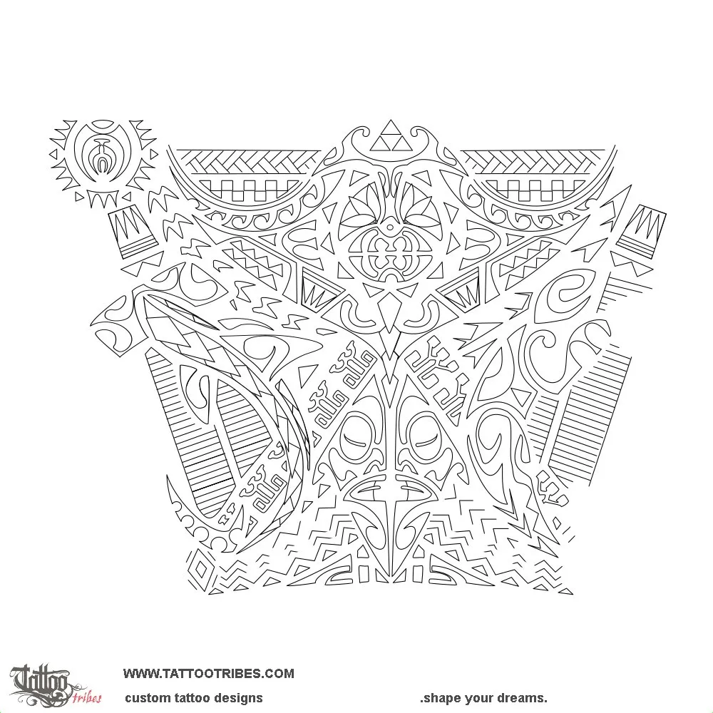 Stencil outline of Atama, Wisdom