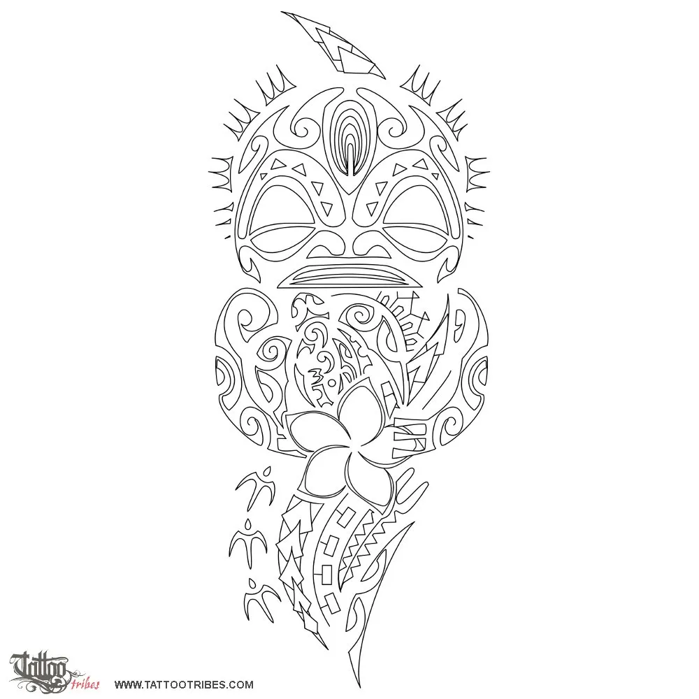 Stencil outline of Makuahine, Mother
