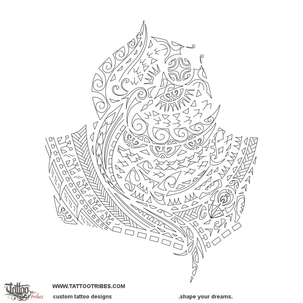 Stencil outline of Riro, To become