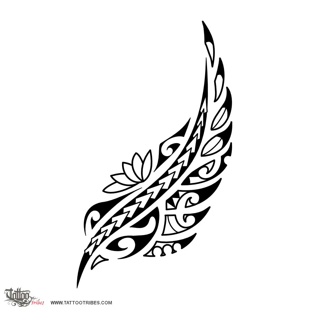 Tattoo image of Kaponga, Silver fern