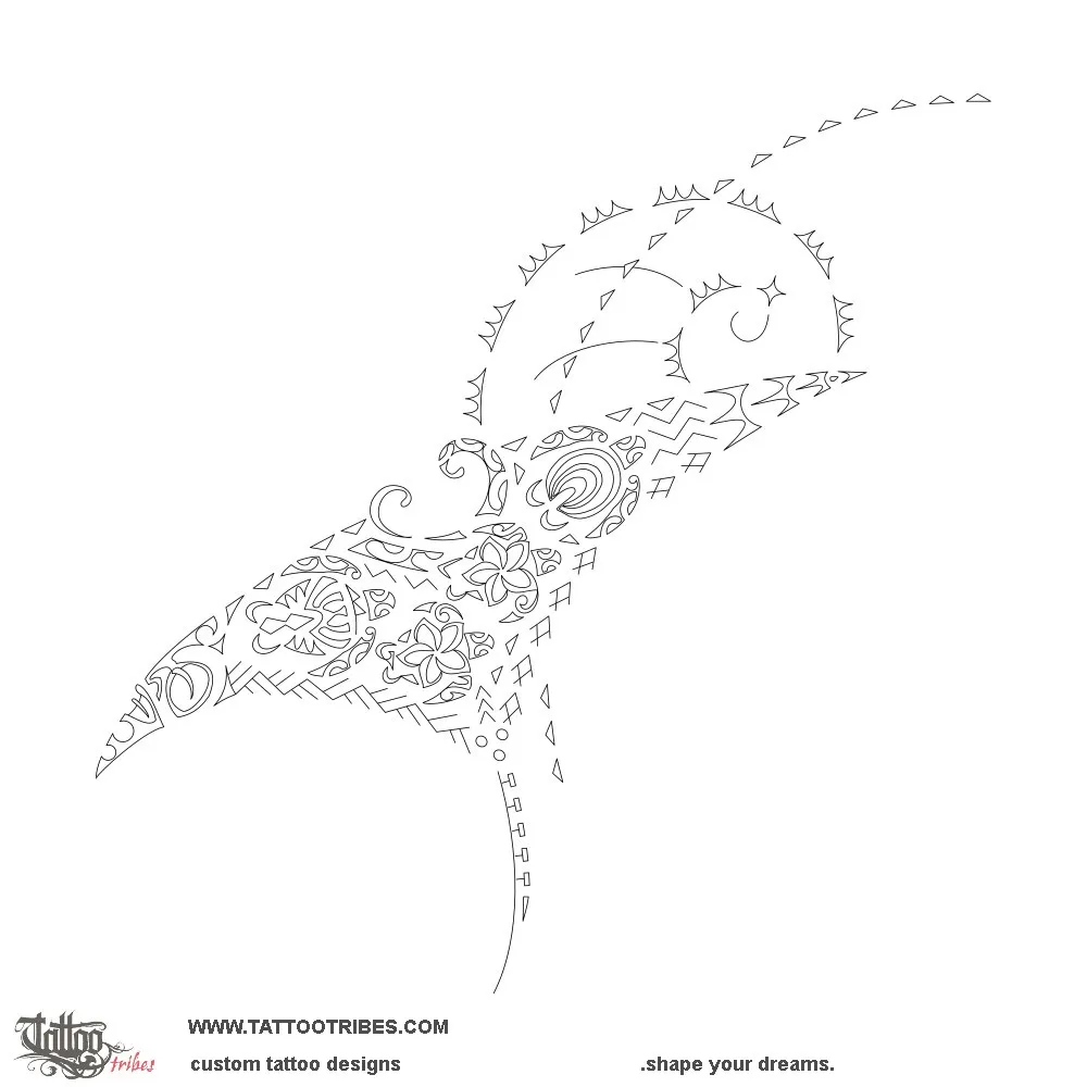 Stencil outline of Raau, Medicine