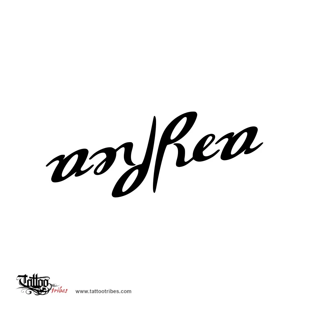 Tattoo image of Andrea, Omogram