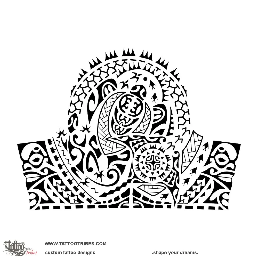 Tattoo image of Piti tamari'i, Two children