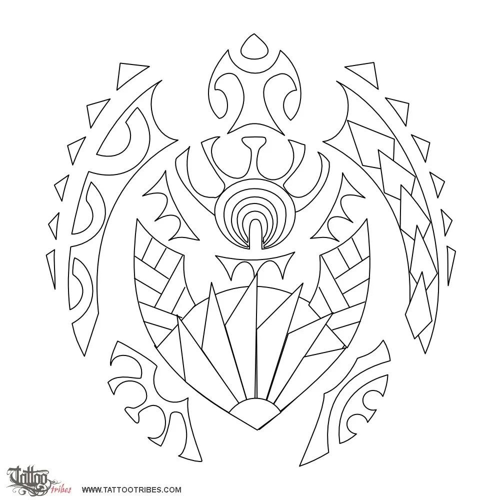Stencil outline of Tipuna wahine, Grandmother