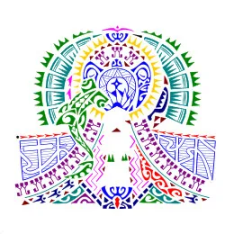 Life coach Polynesian half sleeve tattoo