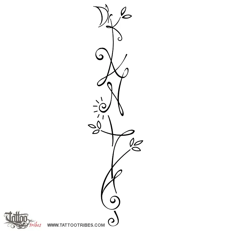 Tattoo image of Anita, Love, joy