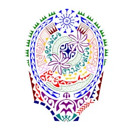 Daughters protection Polynesian shoulder
tattoo