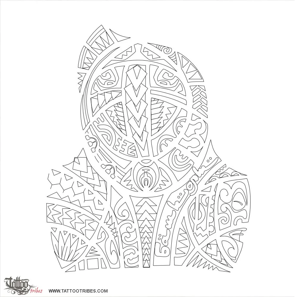 Stencil outline of Fighter, Tenacity