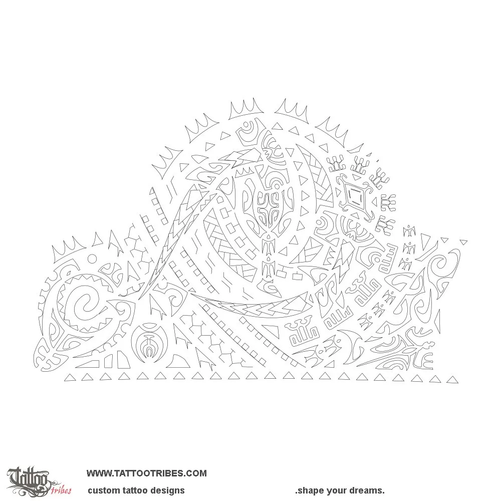 Stencil outline of Taeae, Brotherhood