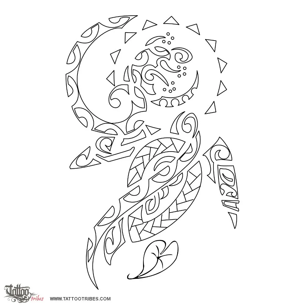 Stencil outline of Haere, Go, become