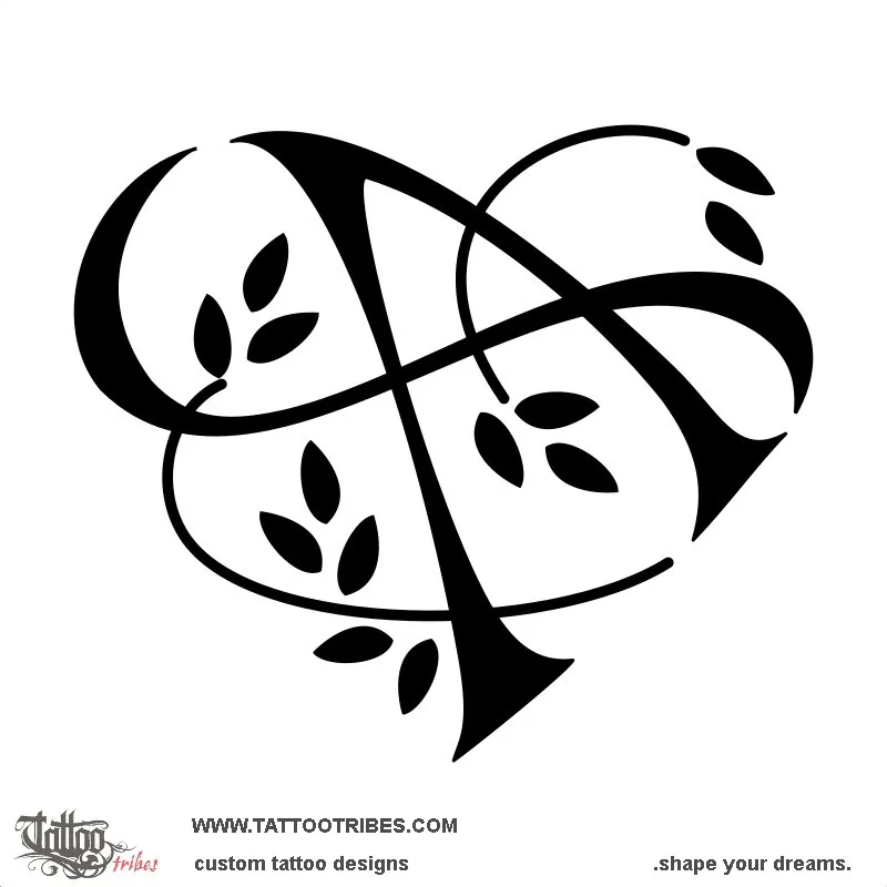 Tattoo image of A heart, Love