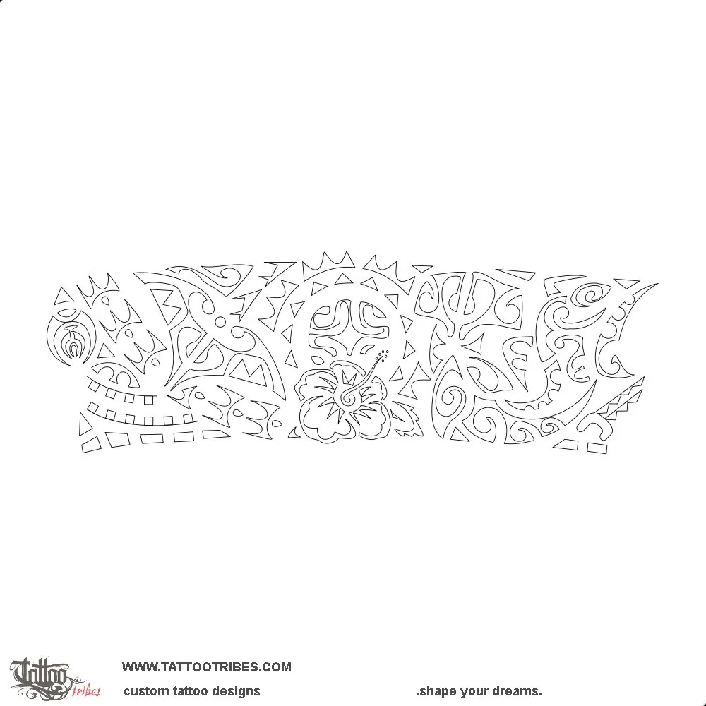 Stencil outline of Na tuahine, Sisters