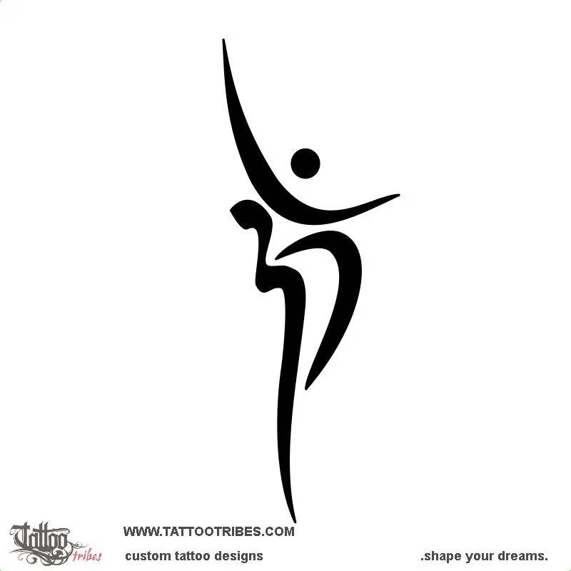 Tattoo image of Aum dancer, Wholeness
