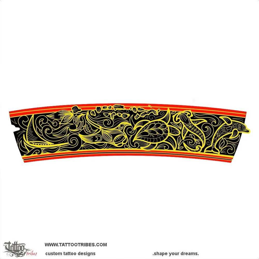 Tattoo image of Maldives, Lacquer work