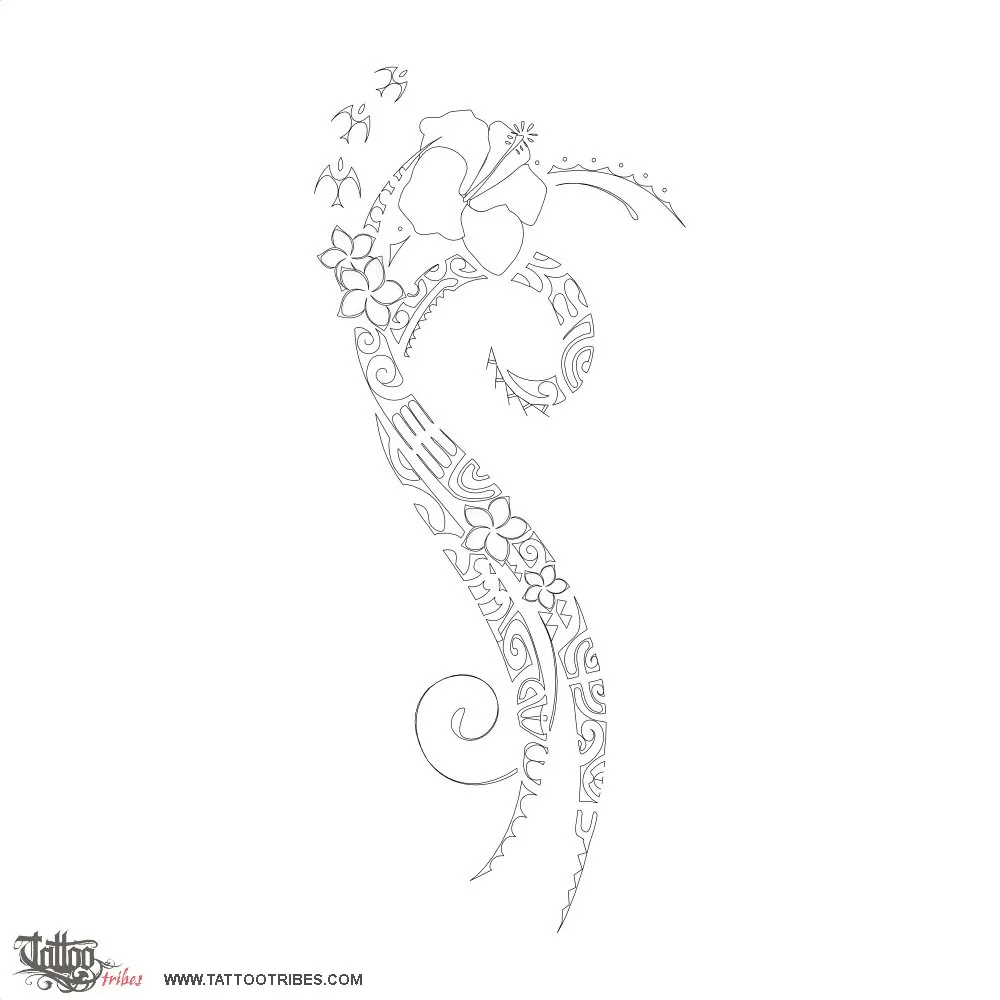 Stencil outline of Whanautanga hou, Rebirth