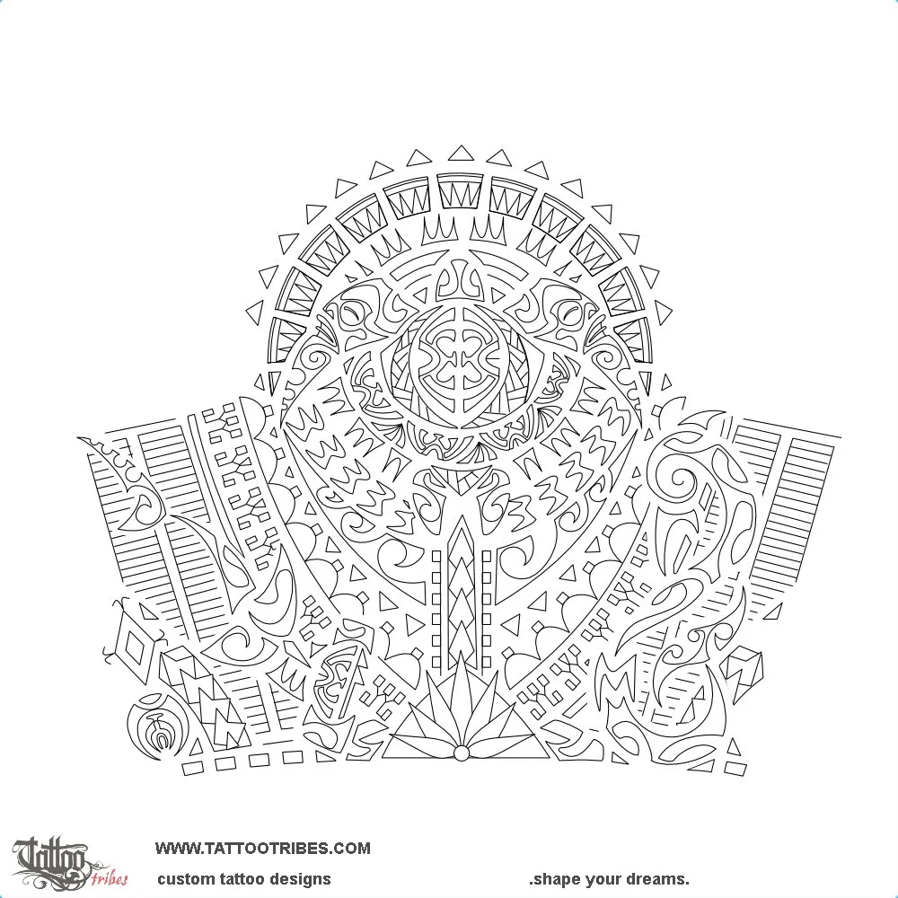 Stencil outline of Herenga, tie, committment