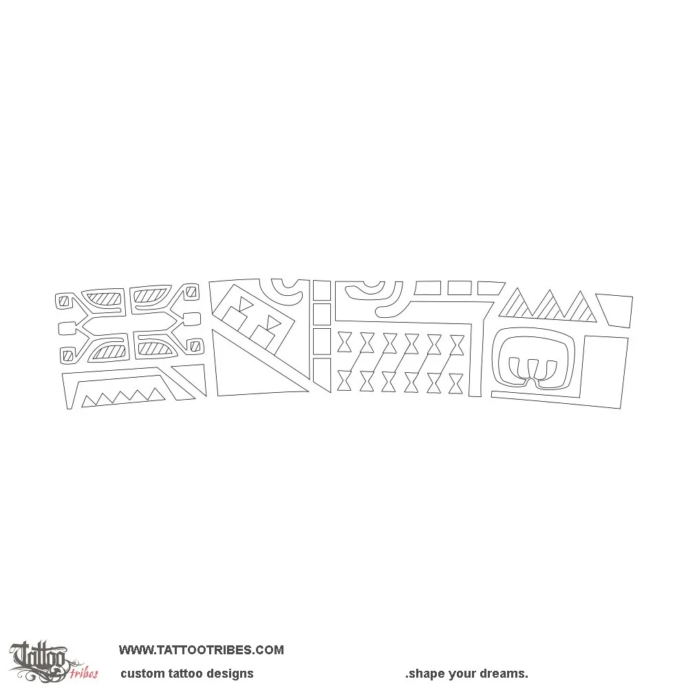 Stencil outline of Punihele, Extension