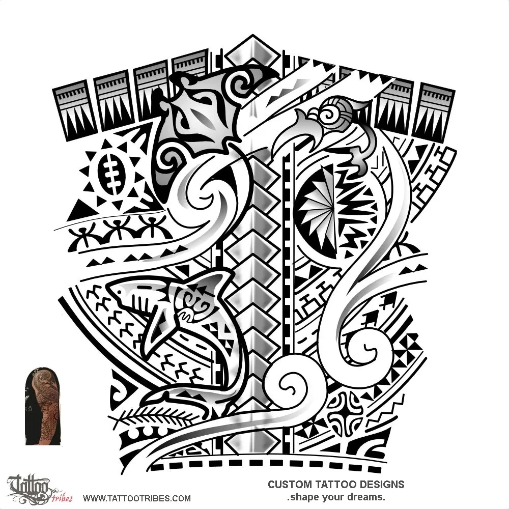 Tattoo image of Ururoa, White shark