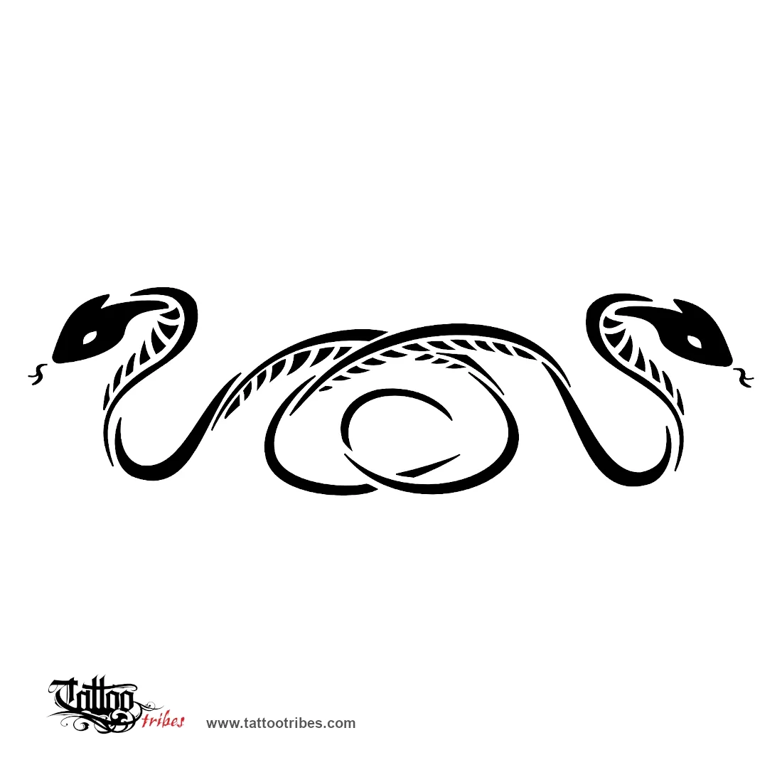 Tattoo image of Crossing serpents, Dangerous appeal