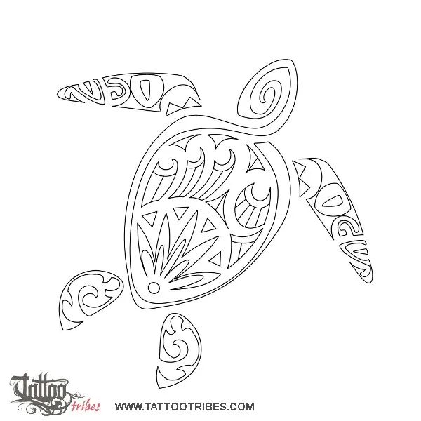 Stencil outline of Turtle, Family, union