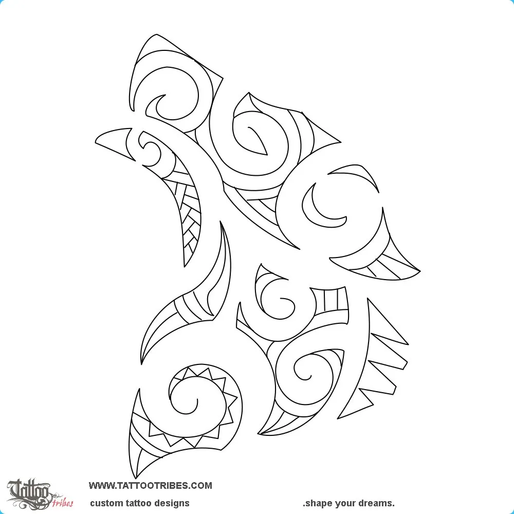 Stencil outline of Wolf, New life