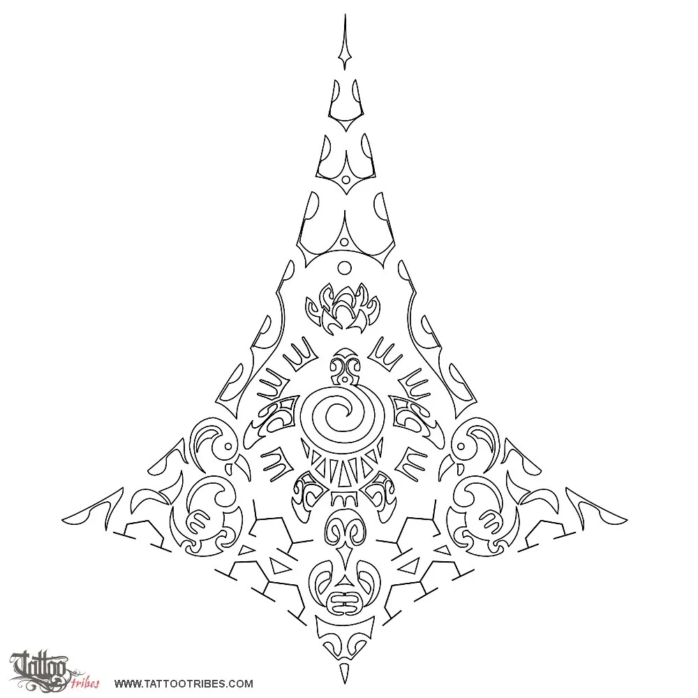 Stencil outline of Māramatanga, Perspective