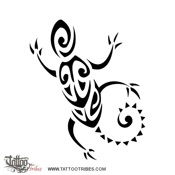 Tattoo image of Small gecko, Protection