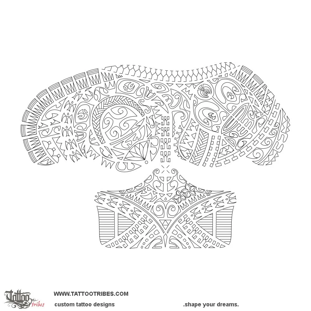 Stencil outline of Erepuru, Who go together