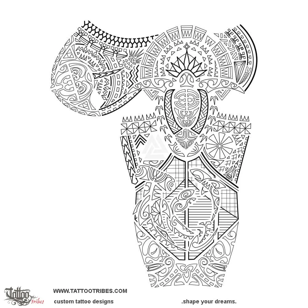 Stencil outline of Tuakiri, Identity