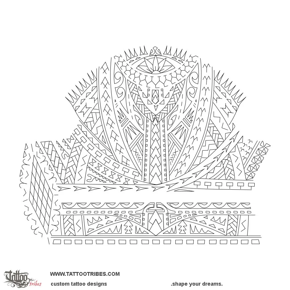 Stencil outline of Ta'ua, Important
