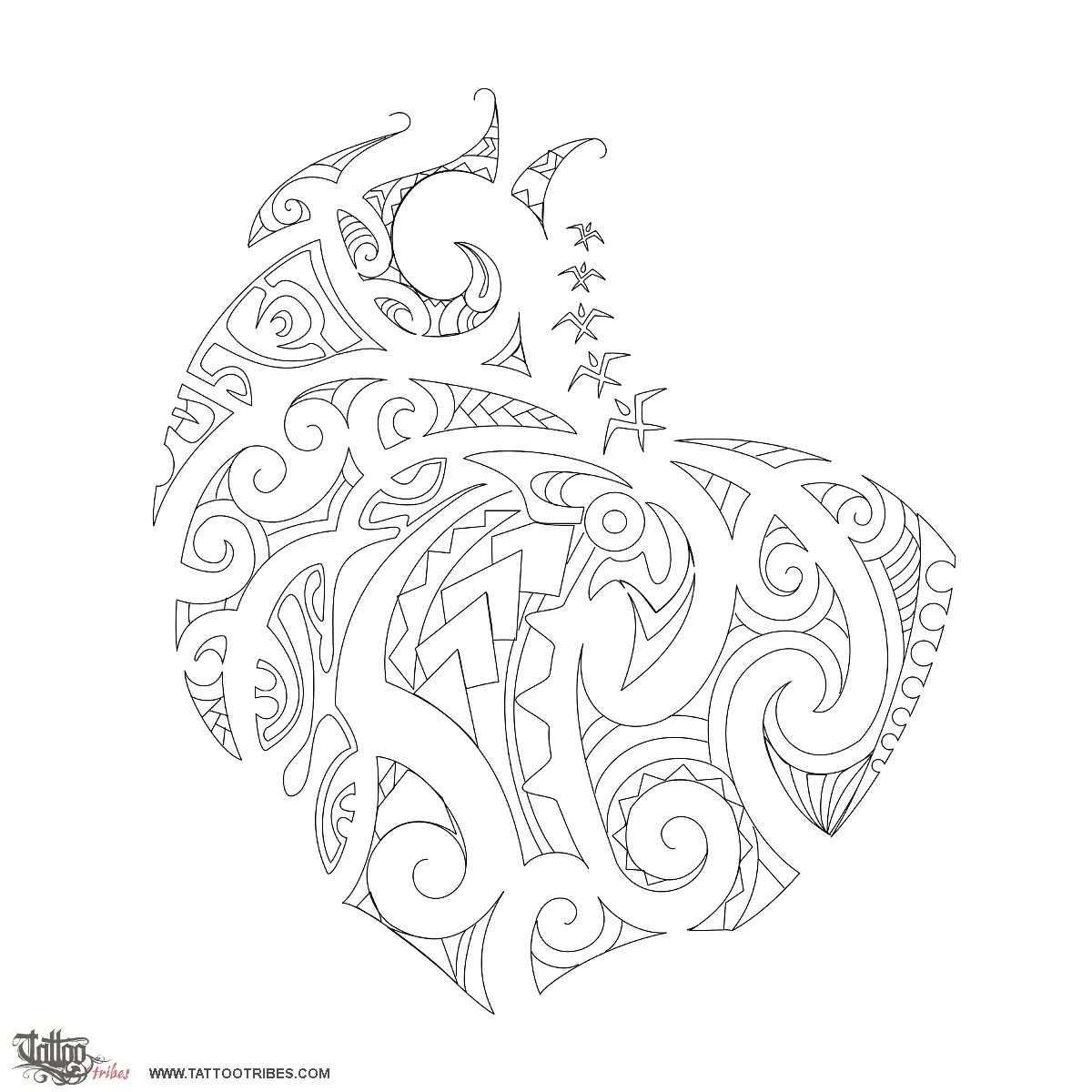 Stencil outline of Phoenix, Coverup