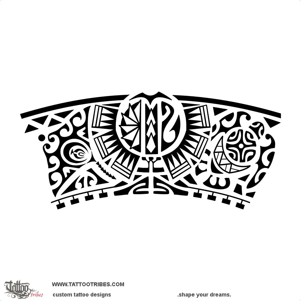 Tattoo image of Úa me tahi, Two and one