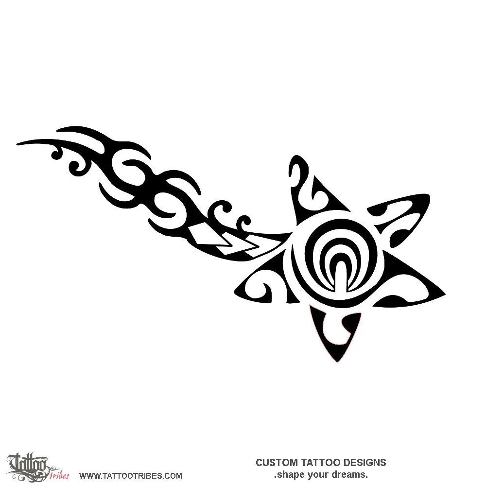 Tattoo image of Comet, Tribal
