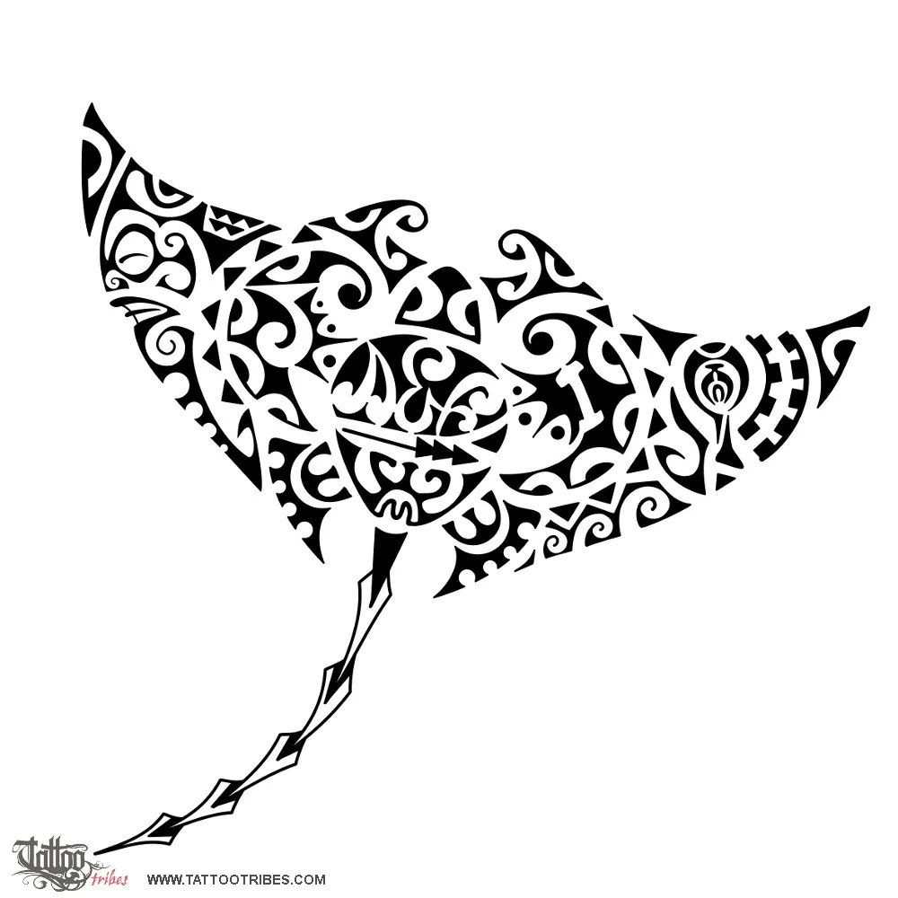 Tattoo image of Manta turtle, Family protection