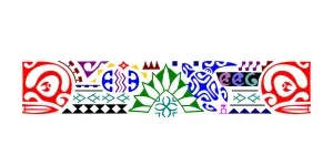 Tahitian style armband tattoo