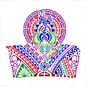 Tottenham Hotspur Polynesian half sleeve
tattoo