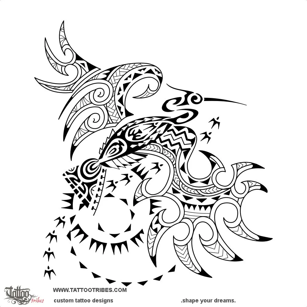 Tattoo image of White heron, Divine wisdom