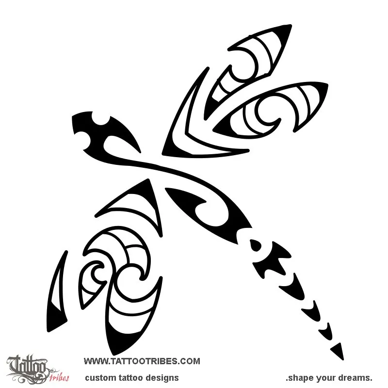 Tattoo image of Small dragonfly, Kirituhi