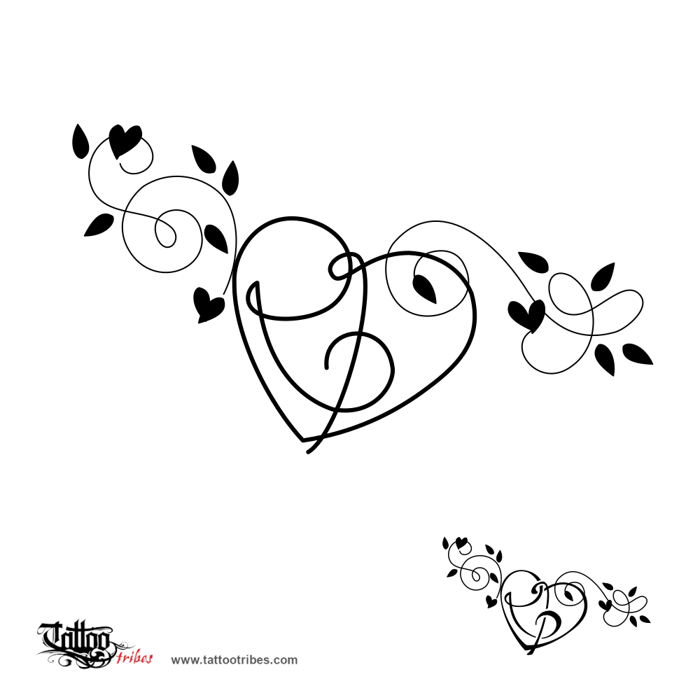 Tattoo image of R+D heart, Union