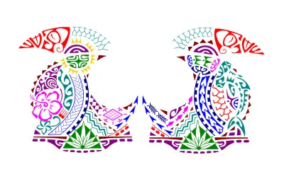 Polynesian shoulders integrations tattoo