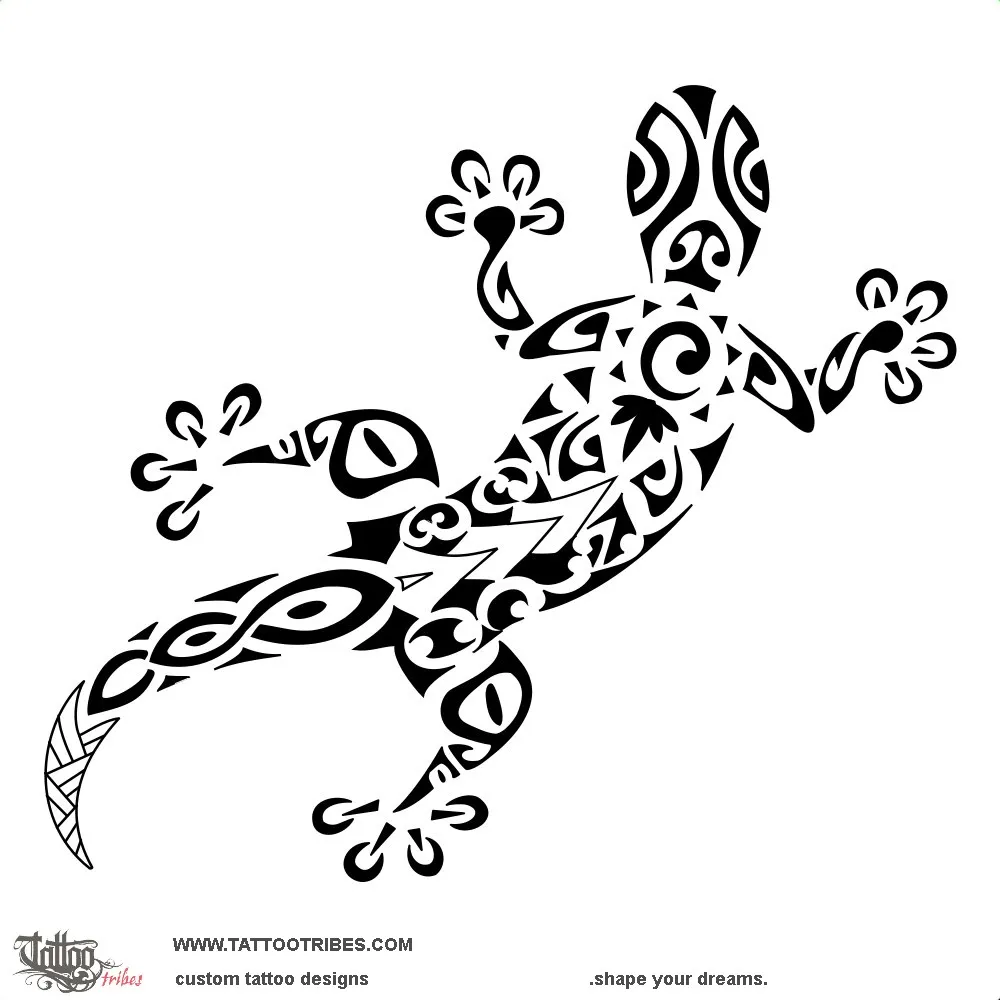Tattoo image of ´ārara, Gecko
