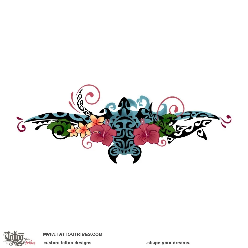 Tattoo image of Color backpiece, Tribal coverup