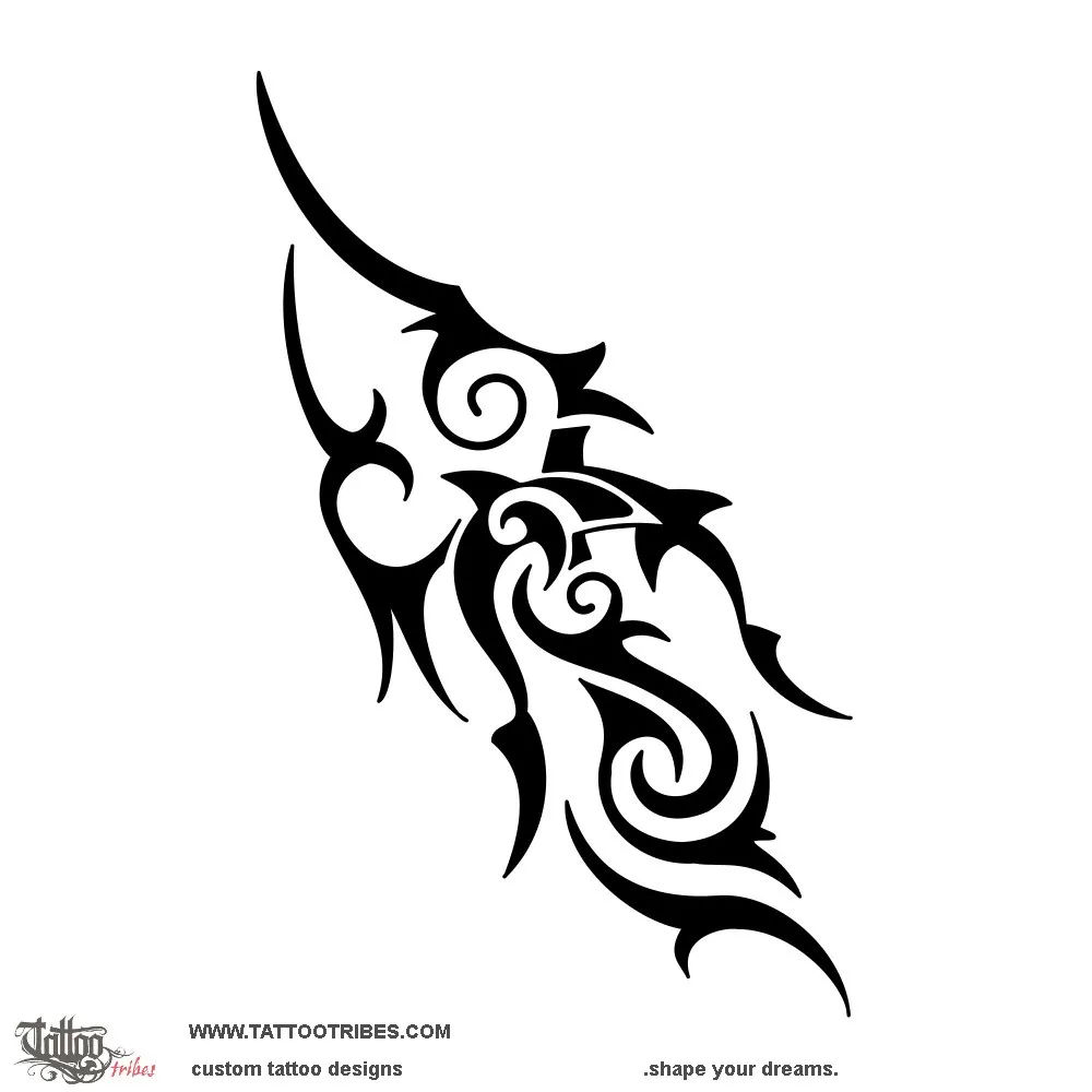 Tattoo image of Scorpion, Borneo style