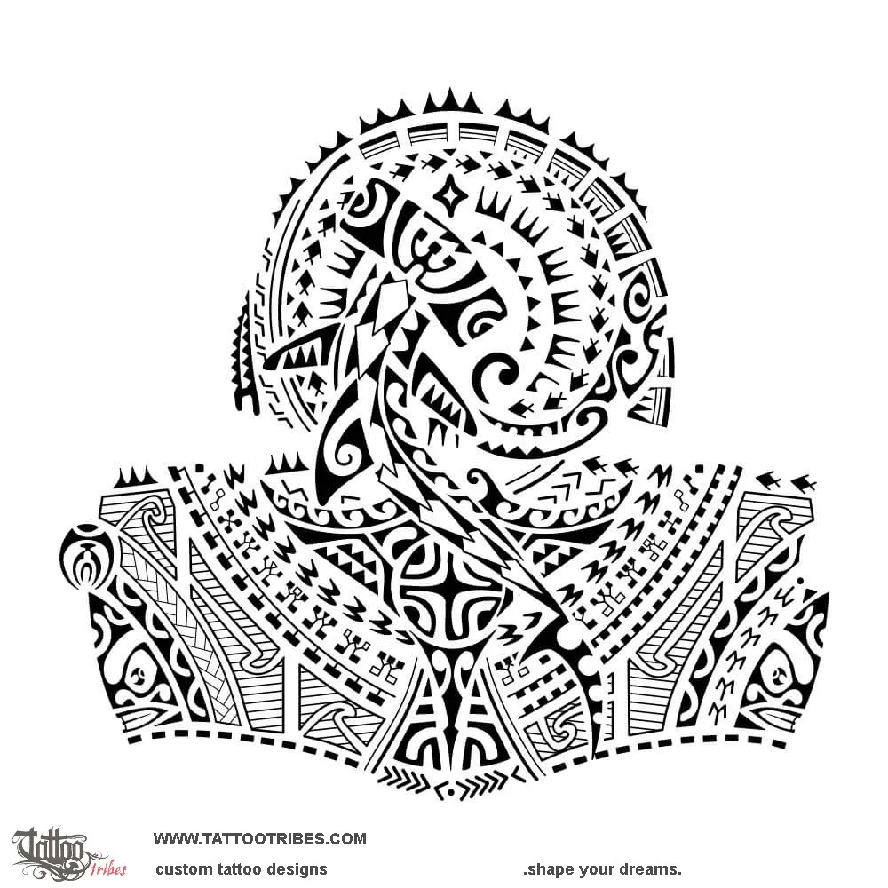 Tattoo image of Hotua, Perseverance, strength